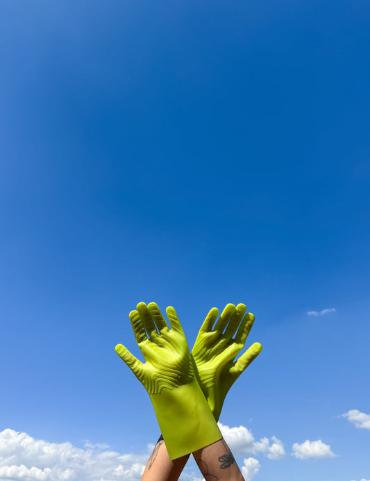 KEEPS ATOMIC GREEN GLOVES