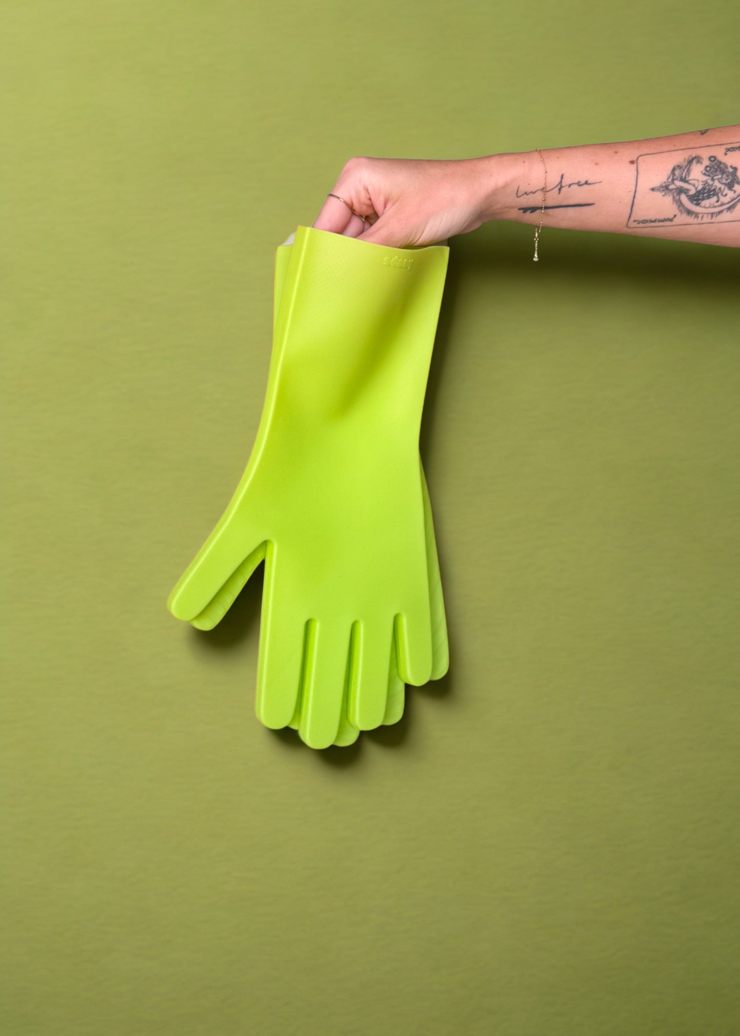 KEEPS ATOMIC GREEN GLOVES